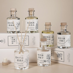 Aromatherapy diffuser with scented oil, suitable for small space or office, long-lasting, neutral, natural and woodsy, high-end indoor decoration.