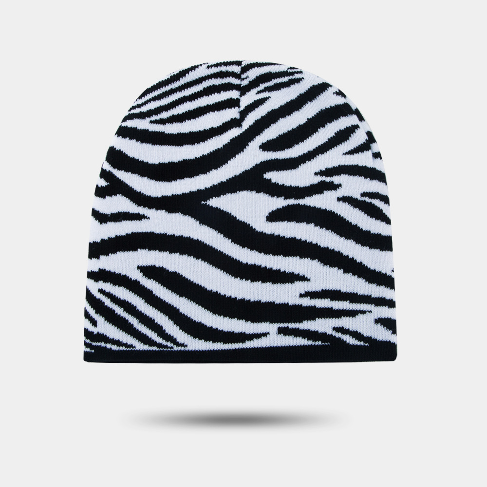 112g Weight Anniversary, Outdoor, Travel, Birthday, Festival, Sports, Shopping Occasion Lattice Pattern Unisex Gender Hip-Hop Style One Size Size Autumn And Winter Warm Hat Female Fashion Retro Houndstooth Knitted Hat 5