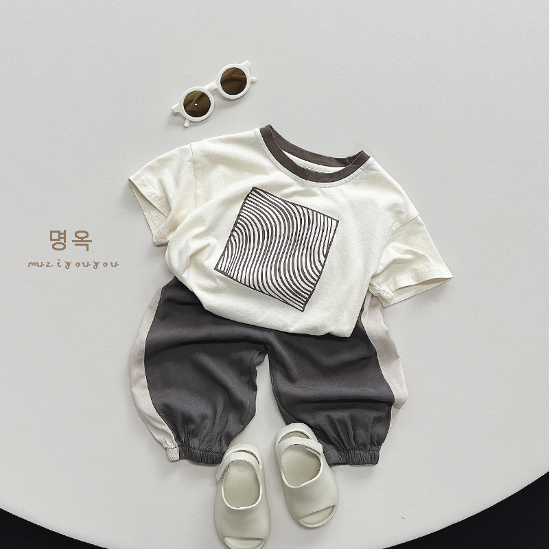 Qing ~ pantalones a prueba de Mosquitos de algodón de lino para niños pantalones delgados para niñas bebé verano estilo coreano pantalones casuales sueltos moda
