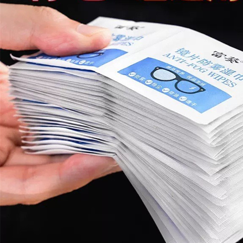 Anti-fog Glasses Cloth Cleaning Wipes Lens Cleaning Paper Disposable Eye Wiping Lenses Mobile Phone Screen Wiping and Defogging Special