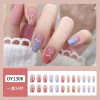 Fake nails, short nail stickers for manicure, wholesale