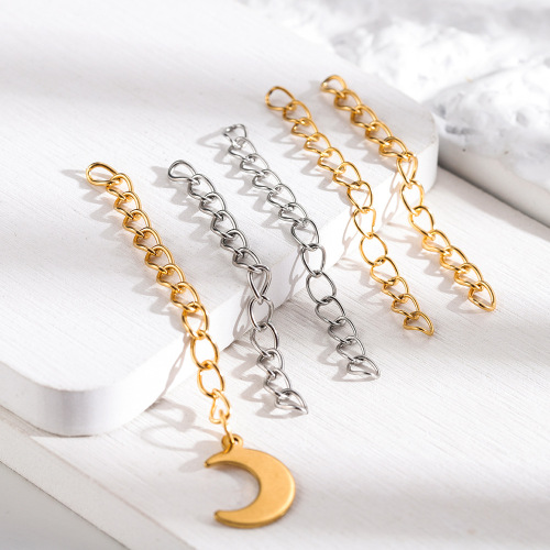Stainless steel tail chain necklace bracelet adjustment chain necklace extension chain 304 stainless steel chain diy jewelry accessories
