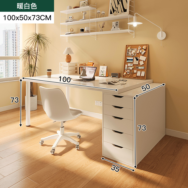 Mesa de escritorio para dos personas, mesa de computadora moderna, dormitorio, mesa de estudio simple, mesa de escritura, mesa de trabajo