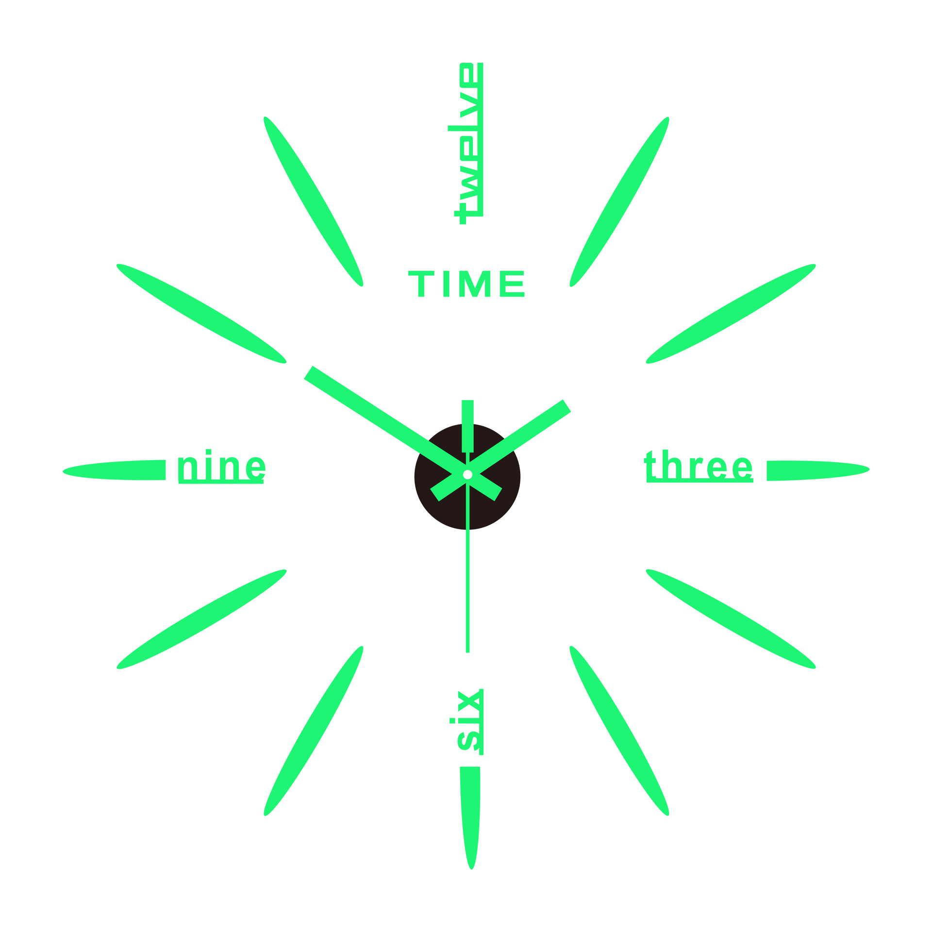 Reloj de pared acrílico 3D nórdico, diseño estereoscópico, instalación sin perforación, reloj silencioso para entrada/dormitorio