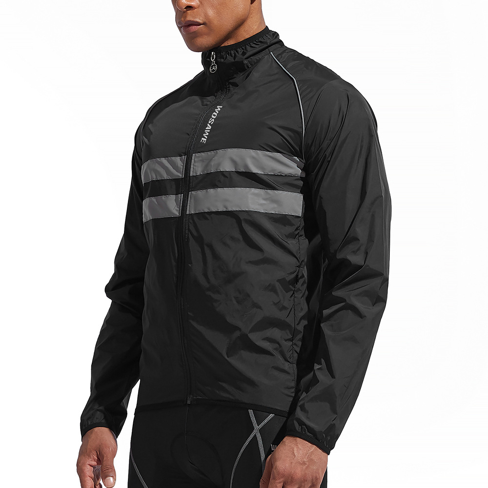 Wosawe off-carretera motocicleta equitación windbreaker bicicleta ciclismo ropa de manga larga piel ropa pesca windbreaker impermeable