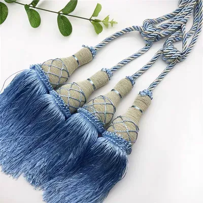 Trailer rope/net/strap | buckle decorative color tassel curtain