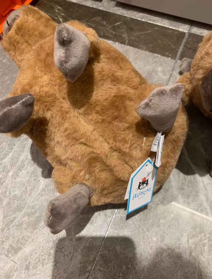 原Jellycat新品玩偶卡皮巴拉水豚啪啪毛绒玩具公仔可爱网红礼物-阿里巴巴