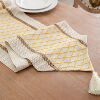 Cotton and linen flag Poshea's pointed angle of French long -style long tablecloth festive cloth festival banquet dining table decorative cloth cover cloth