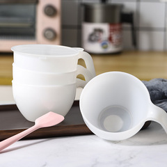 Color Mixing Bowl, Stackable with Handle, Cake Frosting Icing Sugar Decorating Frosting Stirring Round Dividing Plastic Bowl Baking Tool