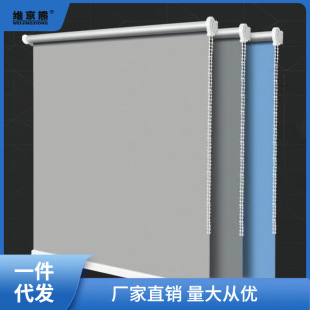 Roller Blinds for Home Use, Fully Blackout, Sunshade, Sunshade, Heat Insulation, Bedroom, Kitchen, Bathroom, Adjustable Hand Mask