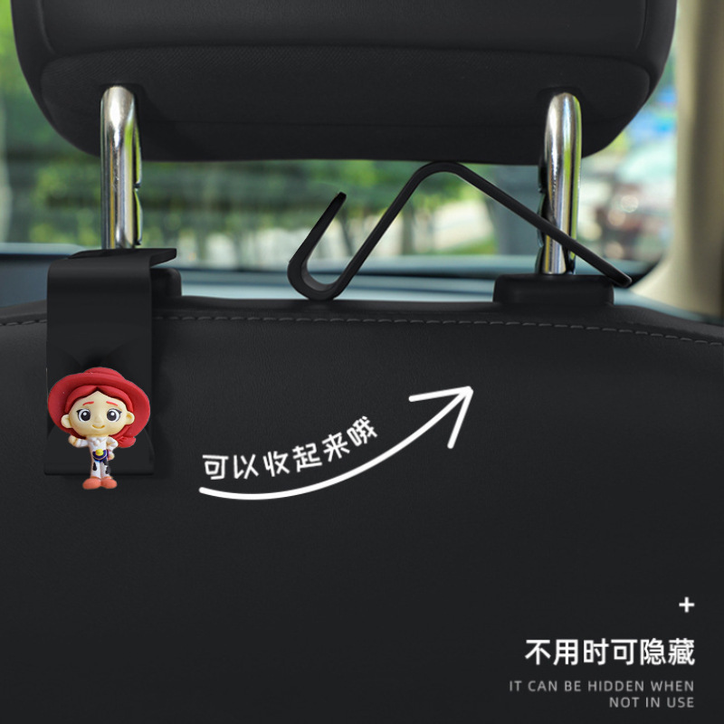 Gancho para coche Gancho para la parte posterior del asiento con gancho para el asiento trasero del coche