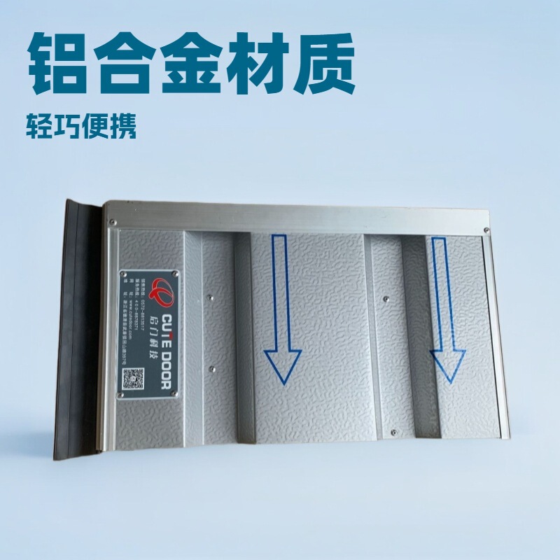 Zhejiang Manufacturer Customizes Aluminum Single-Layer Sliding Doors for Warehousing and Logistics, Aluminum Single-Panel Doors