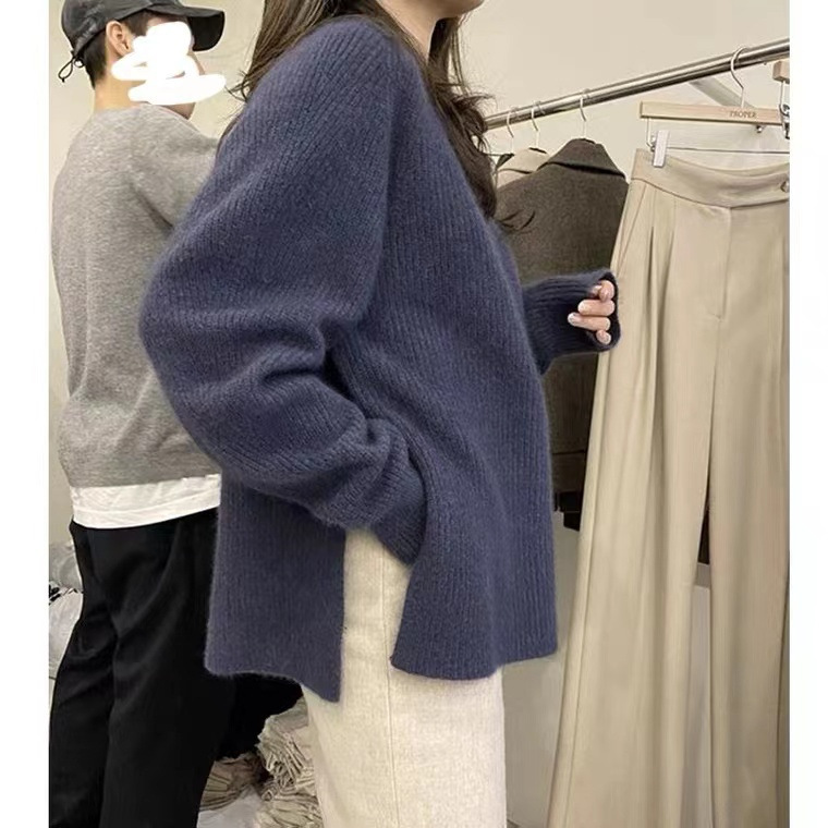 2023新型セーター女性秋冬スタイルのファッションカバー|undefined