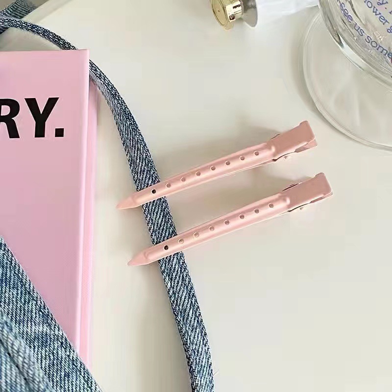 9CM 8 홀 클립 핑크