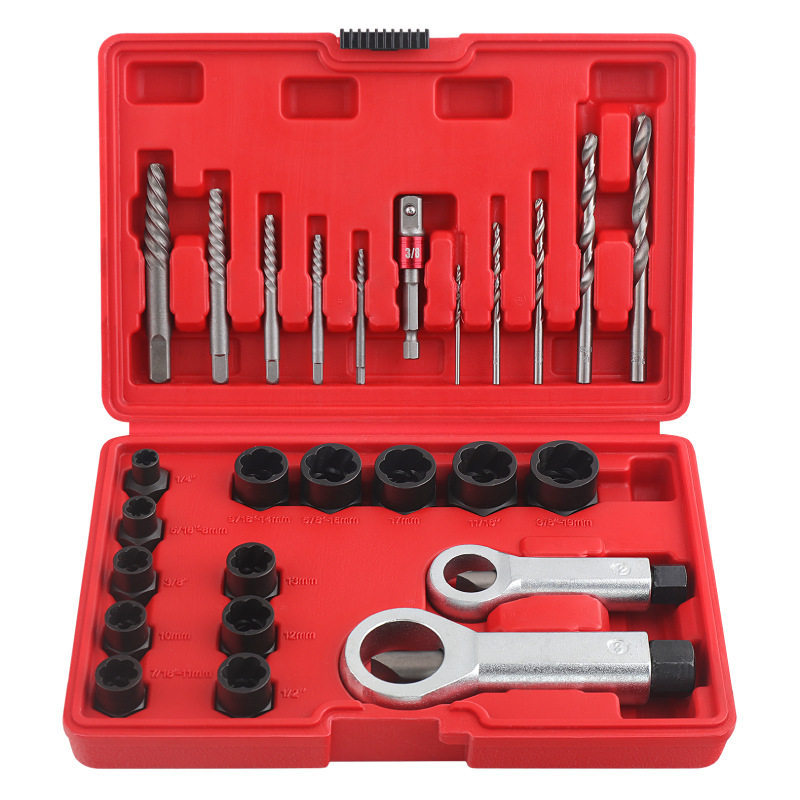 Juego de Extractores de Tornillos Rotos para Desmontaje de Tornillos