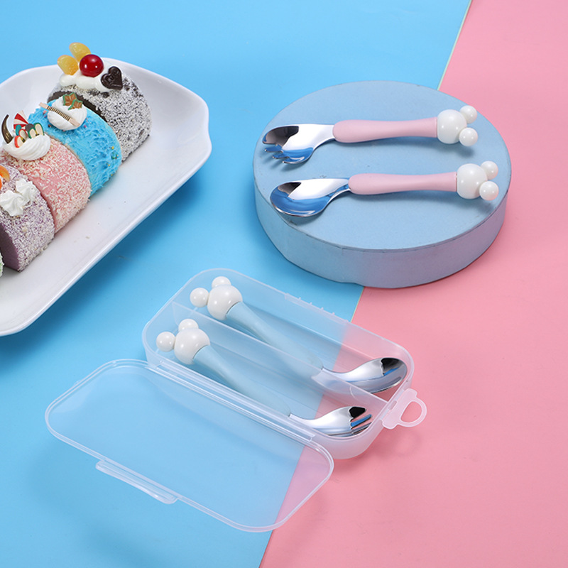 Children's cartoon spoon stainless steel