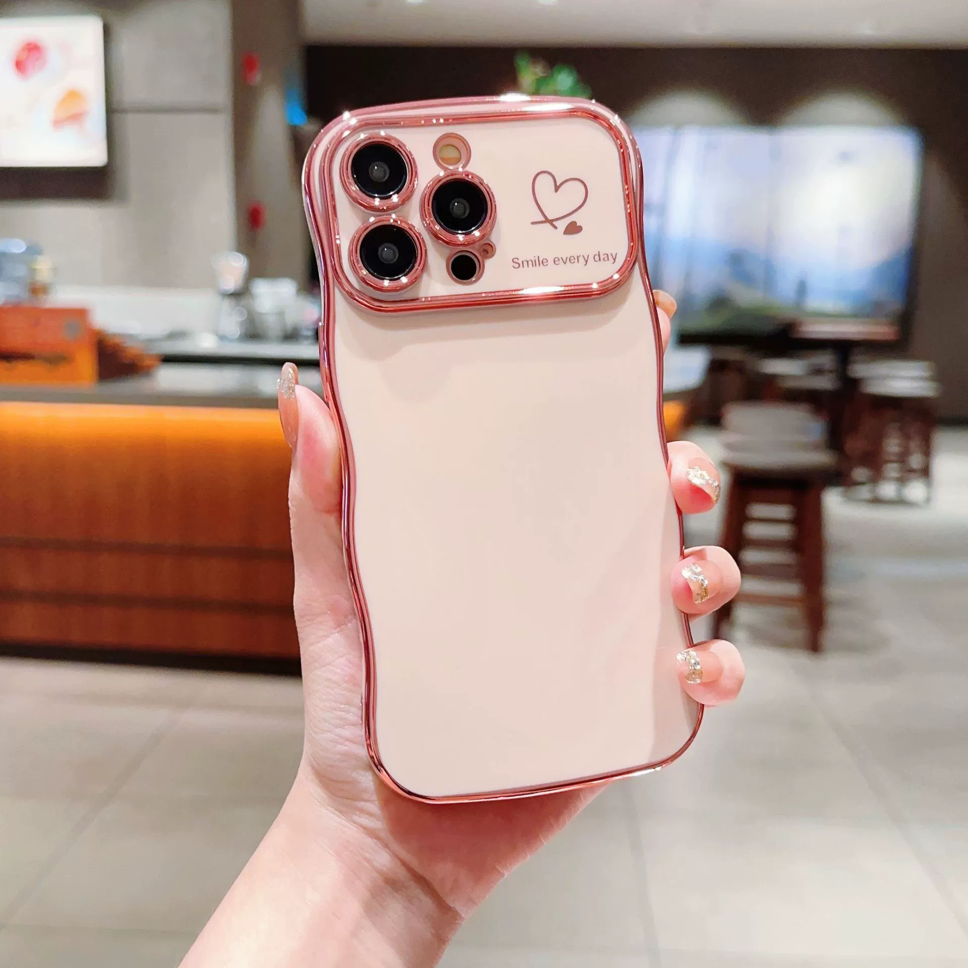 Совместимый волнистый чехол для телефона Apple, для iPhone 17, защитный чехол, iPhone, 16promax