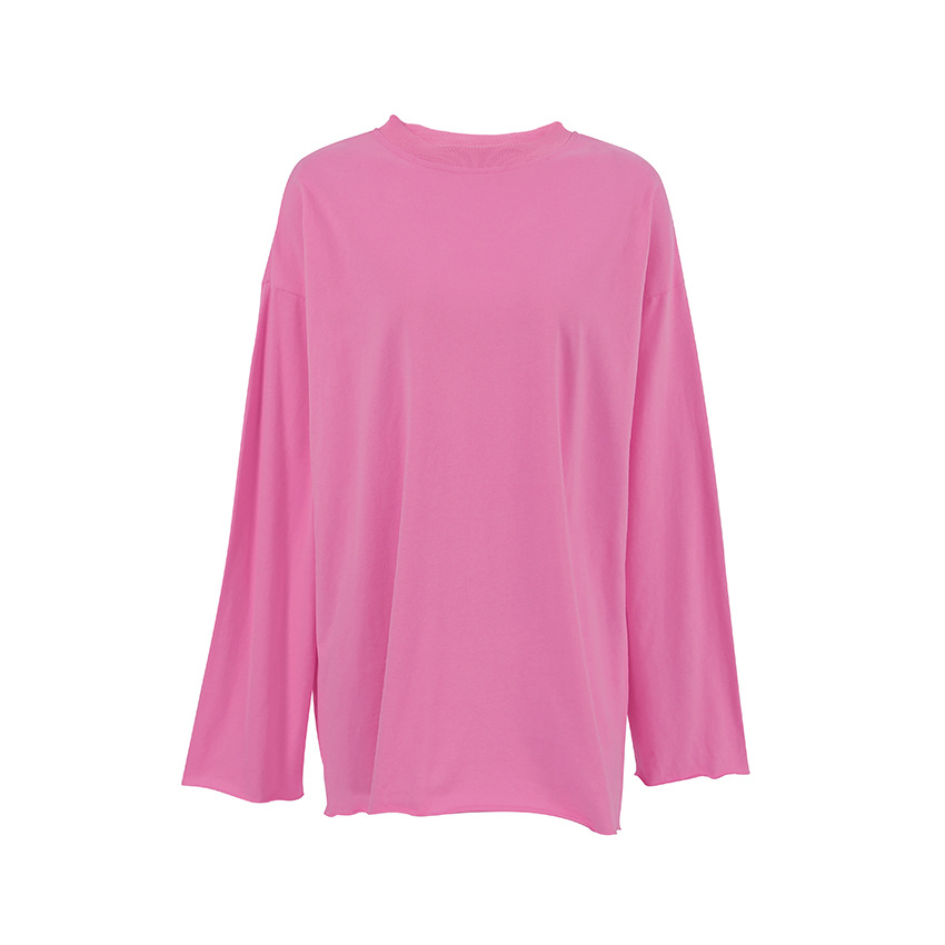 Women's T-shirt Long Sleeve T-shirts Casual Solid Color display picture 11