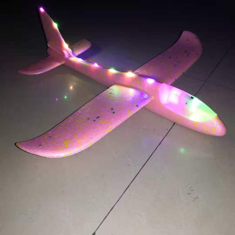 卸売全身発光フォーム飛行機おもちゃ挿入スイング飛行機おもちゃ 48 センチメートルフォーム飛行機|undefined