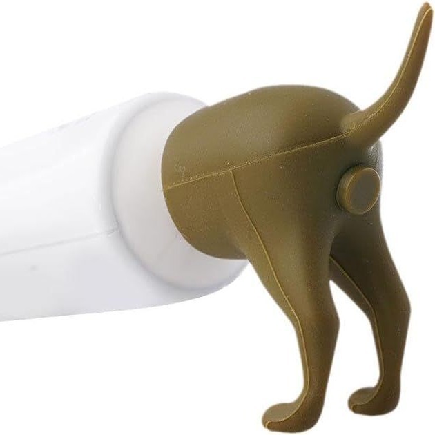 国境を越えて爆発したPooping Dog Butt tooth paste Topper小便犬の尻歯磨き粉|undefined