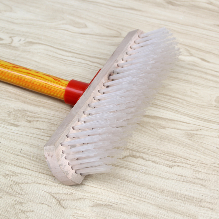 Spot Wholesale Floor Brush Maple Floor Brush Hard Wire Wide Brush Head Bathroom Toilet Floor Scrubbing Brush