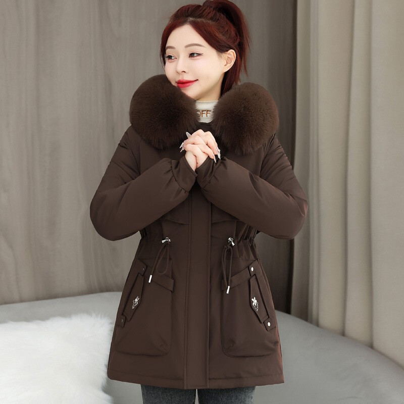 2026 New Winter Parka Cotton Jacket for Women, Super Stylish Thickened Korean-Style Cotton Coat for Women, Winter Cotton Clothing