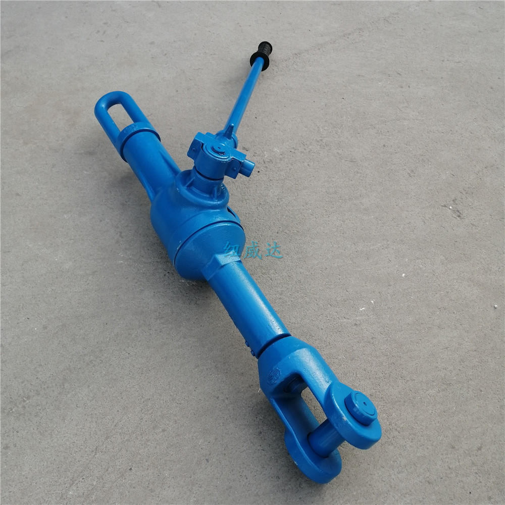 销售船厂手动22吨螺旋合拢器 船用拉力机纽威达钢板拉力机