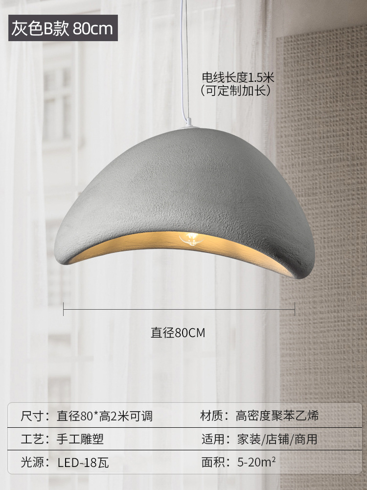 Wabi-Jifeng Candelabro Diseñador Cream Cafe Yuanbao B & B Restaurant