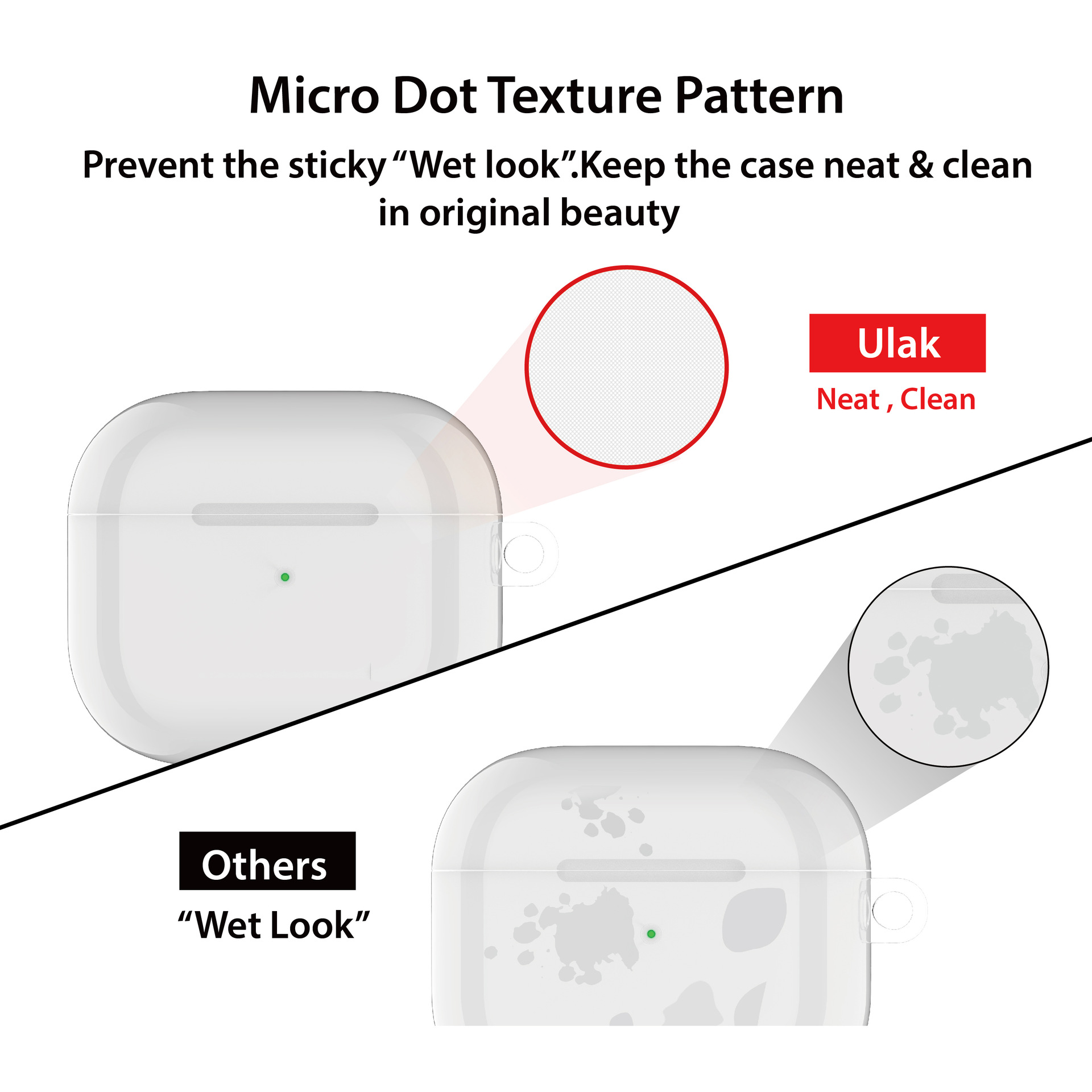 适用于AirPods Pro 耳机盒TPU+闪粉保护套