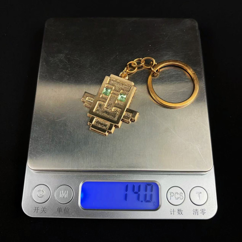 游戏动漫周边复活不死图腾金属钥匙扣挂件保命符书包挂饰吊坠|undefined