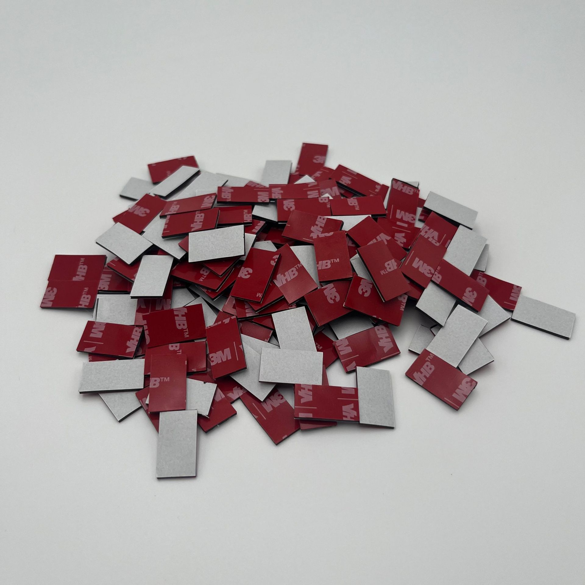 3MM*3M双面胶VHB泡棉胶圆形红膜可移耐高温高粘无痕胶片模切减震