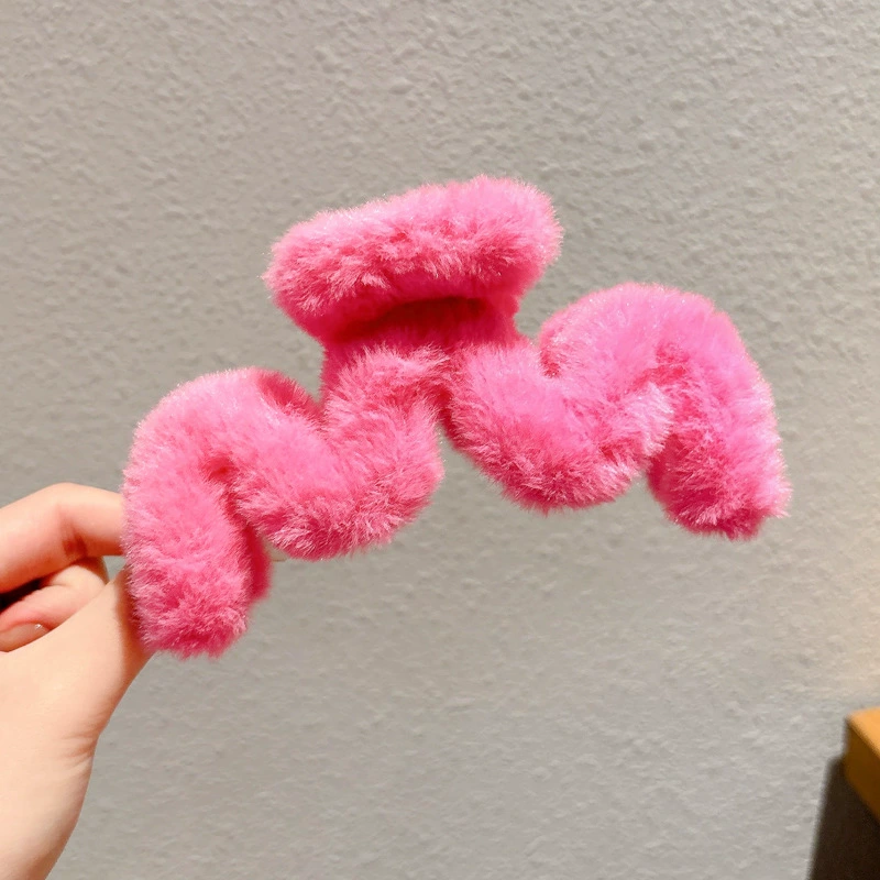 Аcrylic Crab Hair Clip, французский стиль зажим для волос, assorted colors, размеры 4–15 см
