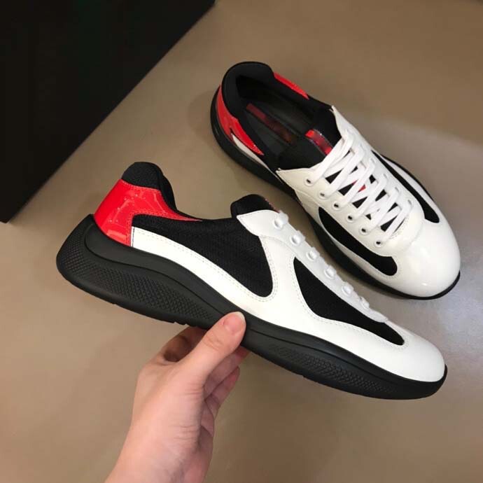 European Men's Shoes, Fashionable Colorful Versatile Casual Shoes, Patent Leather Mesh Breathable Running Shoes, Comfortable Travel Sports Shoes