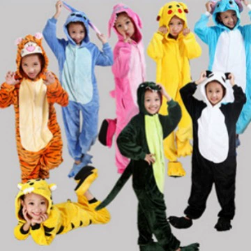 Внешняя торговля фланелевые динозавры мультяшные животные сиамные пижамы для детей