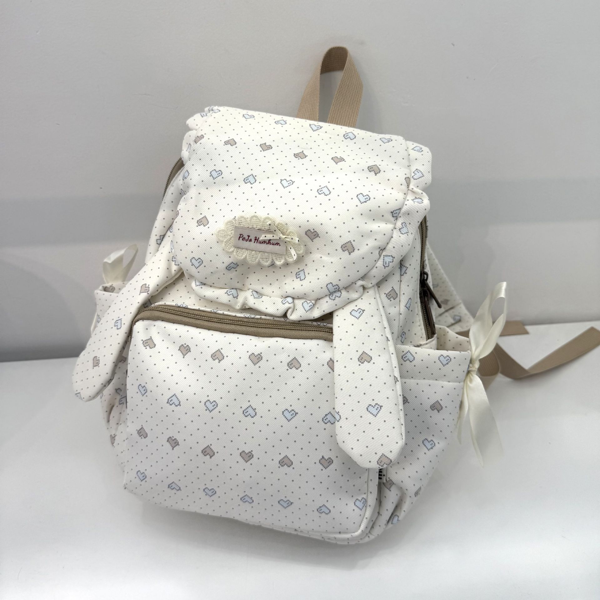 Mochila de dibujos animados para niños, mochila pequeña, 7 - 9 - 11 - 13 años, bolsas de moda para niños y niñas, color caramelo, ligero