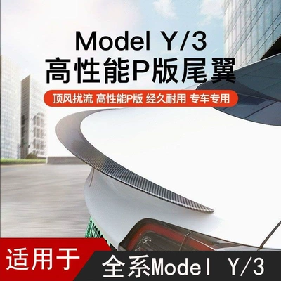 Model Y/3 Tesla Tail Wing Blow | Fixed wind wing