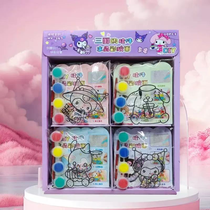 Juguetes para niños pinturas de cristal pinturas hechas a mano pinturas translucentes de graffiti pinturas pintadas colgantes de color con pigmentos 2 cientos