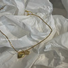 Wxlstudio 12/10 20:00 Light luxury orphan love U -horseshoe necklace