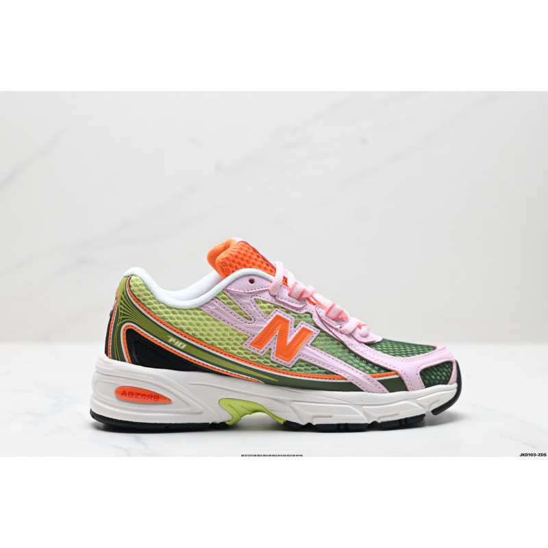 莆田クロスボーダー 2025 新色 NB740 男性と女性のレトロな軽量通気性多用途カジュアルお父さんスニーカー|undefined