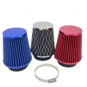 Car modification 76mm high-flow air filter modified mushroom head filter exhaust gas filtration
