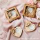 Cross Border New Wedding Wooden Heart Shaped Candle Holder Candle Gift suit Desktop Party Holiday Atmosphere Decorative Candlestick