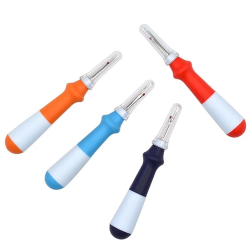 New silicone seam remover, labor-saving seam removal, sharp multi-color rubberized seam remover, cross stitch cutting knife, sewing accessories