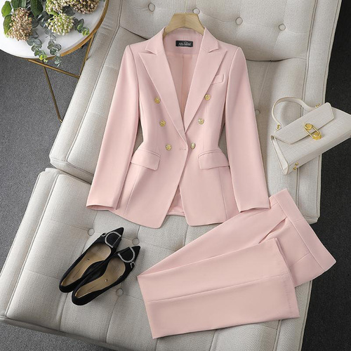 Professional small suit suit for women with high-quality two-piece 2026 autumn new slim business casual suit and coat