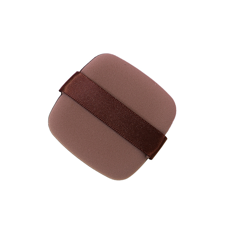 No coma polvo, polvo súper suave, seco y húmedo, base líquida, galletas cuadradas, esponja de maquillaje, cojín de aire de doble cara, borla de mantequilla