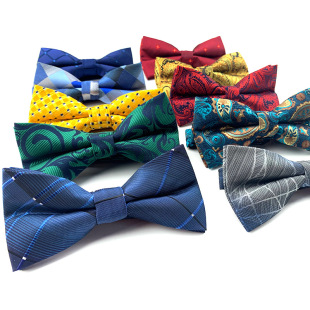 Manufacturers in stock supply men's bow tie Korean fashion wedding groom bow suit banquet bow tie