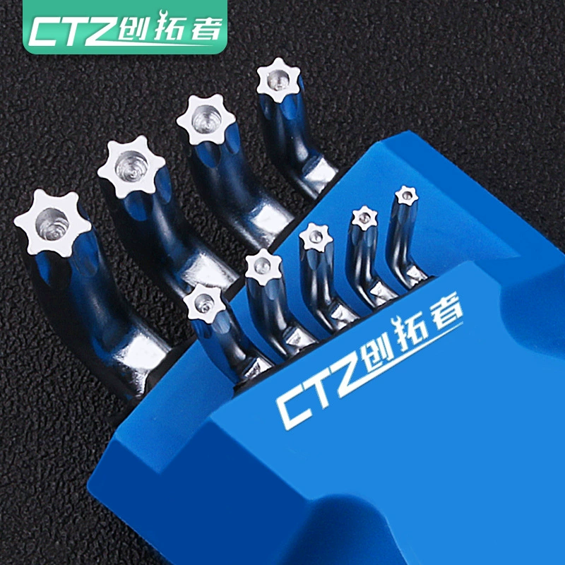 Оптовая Продажа с фабрики метрический шестигранный ключ Torx, набор из 9 предметов, партии сливы, Fender, L-образный шестигранный ключ