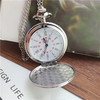 Retro big necklace for leisure, pocket watch, simple and elegant design, wholesale