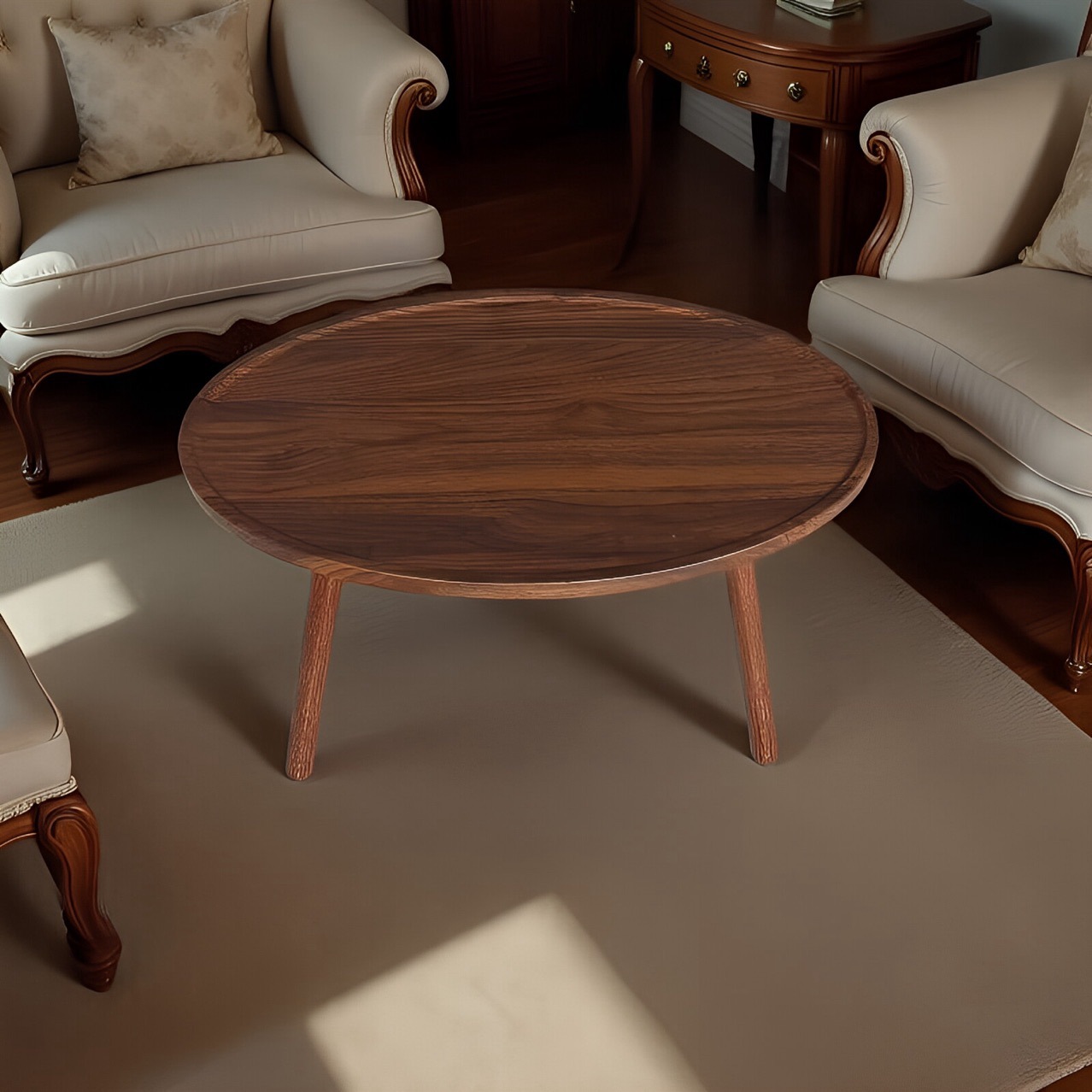 Small Coffee Table Round Table Small Apartment Living Room Home Bedroom Creative Sofa Side Table Oval Tea Table Coffee Table Corner Table