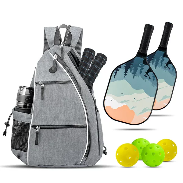Cross-Border New Outdoor Sports Tennis Bag Pickleball Racket Bag Shoulder Badminton Bag Table Tennis Bag Backpack