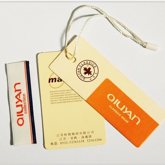 【厂家直销】特种纸吊牌 高档吊牌 简洁大方 新款 免费设计 推广